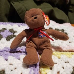 Rare Miss-Tagged TY Teenie Beanie Britania - McDonalds Line - Good Condition